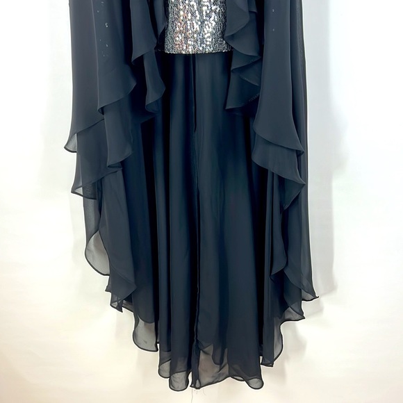 Haily Logan party dress by Adrianna . Beautiful black color size 3/4 - Picture 3 of 13